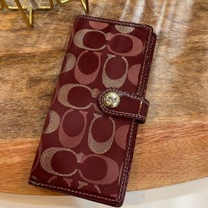 coach slim wallet